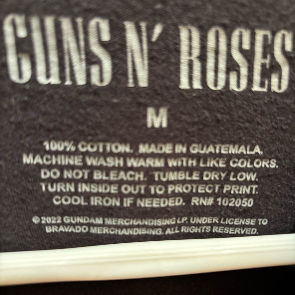 Guns N Roses Shirt Black Short Sleeve Crew Neck Sweet Child Of Mine Size Medium - Picture 4 of 6
